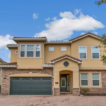 Huge 10 Bdr Family House With Arcades And Free Pool Heat Near Disney Orlando Extérieur photo
